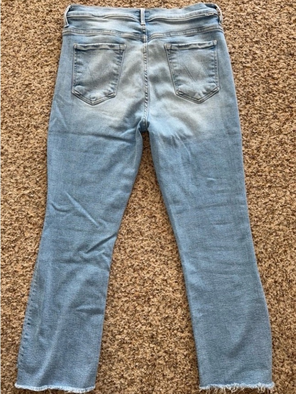 MOTHER "The Insider Crop Step Fray" limited edition jeans size 33 - Picture 4 of 7